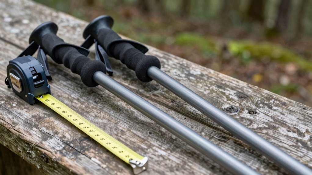 adjust poles to height