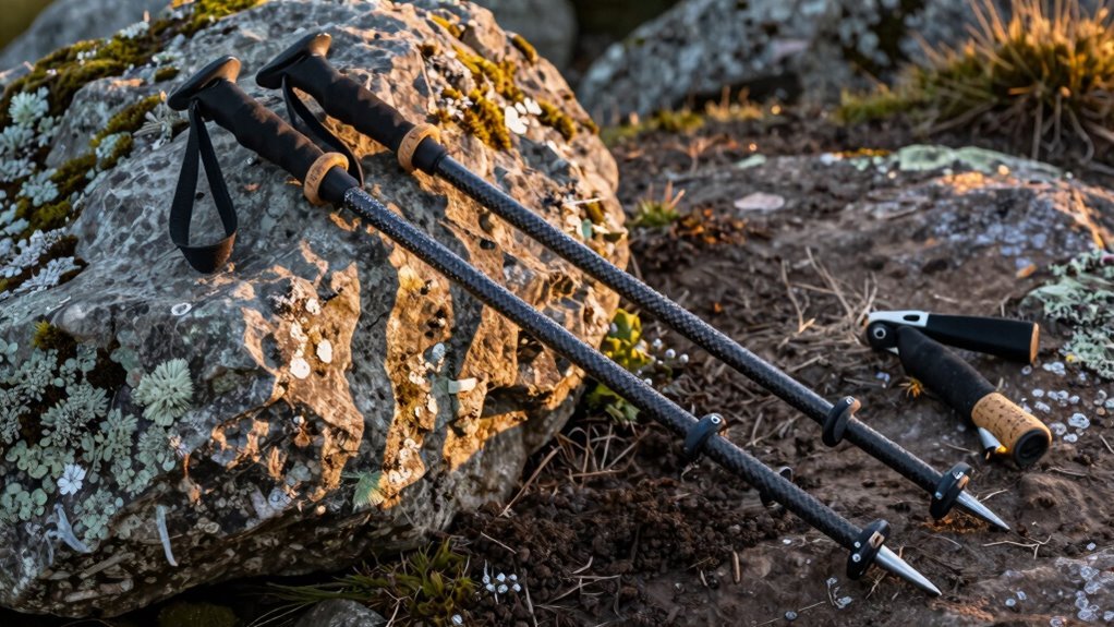 aluminum or carbon trekking poles