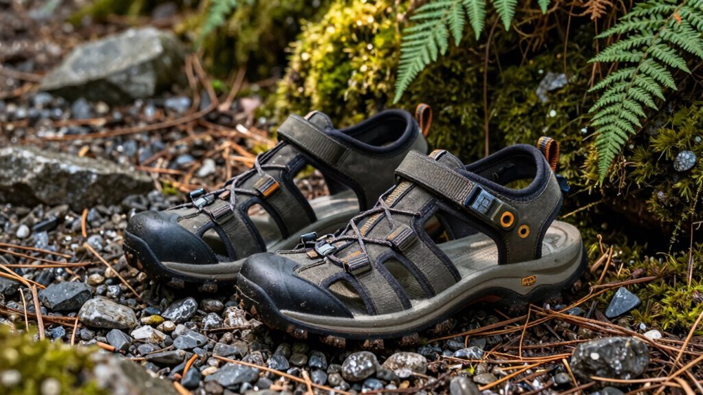 arch supportive secure quick drying sandals