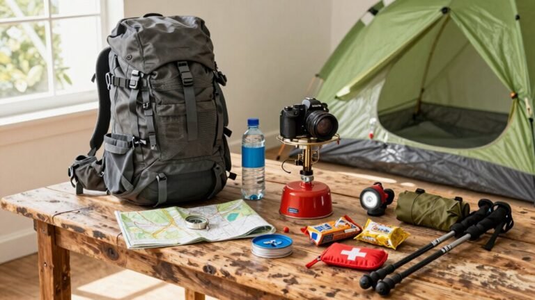 backpack checklist for hike