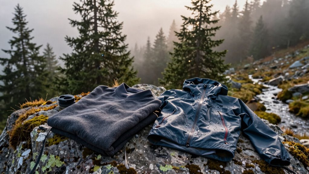 base fleece shell layering