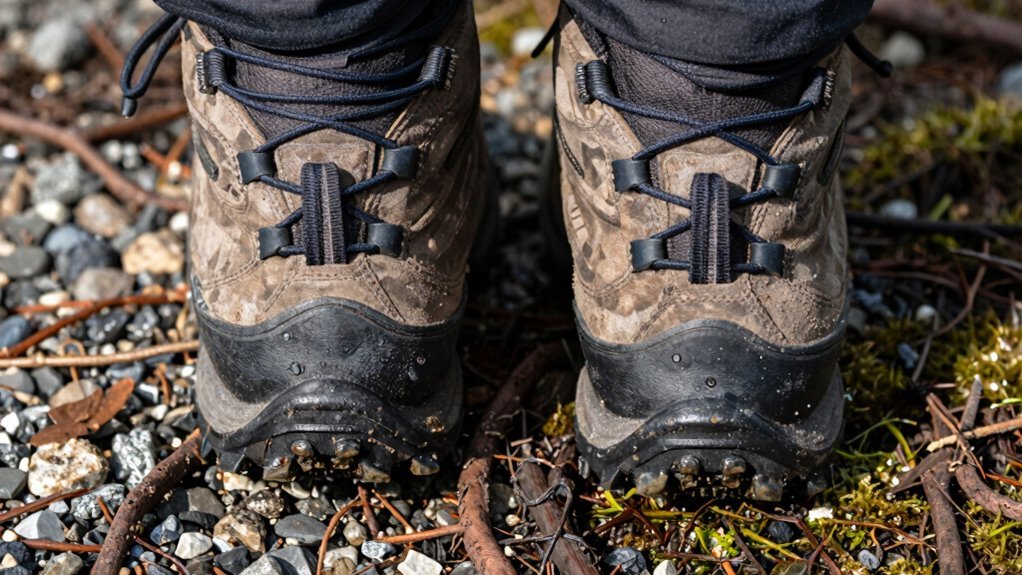 boots dominate rough terrain