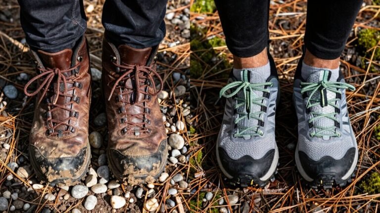 boots versus trail runners