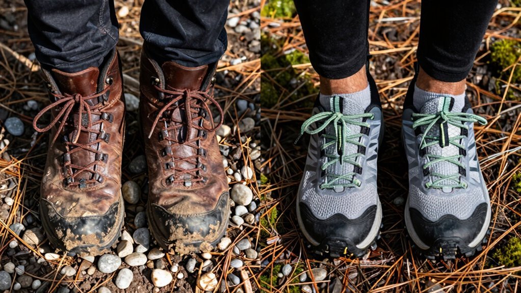 boots versus trail runners