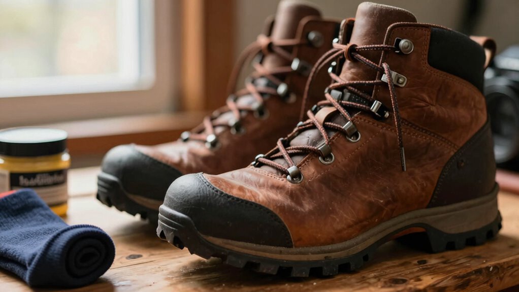 break in hiking boots