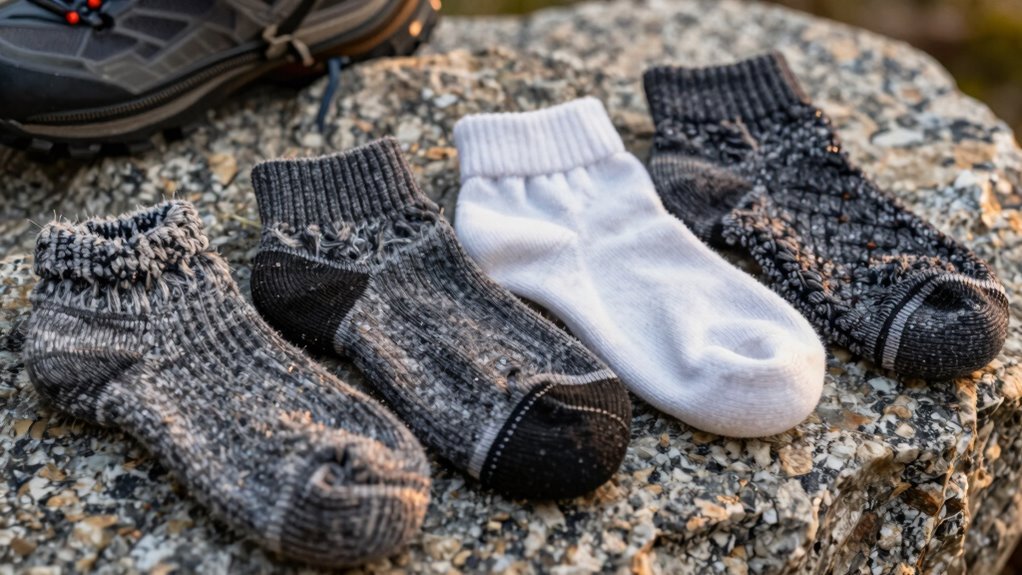 choose moisture wicking hiking socks