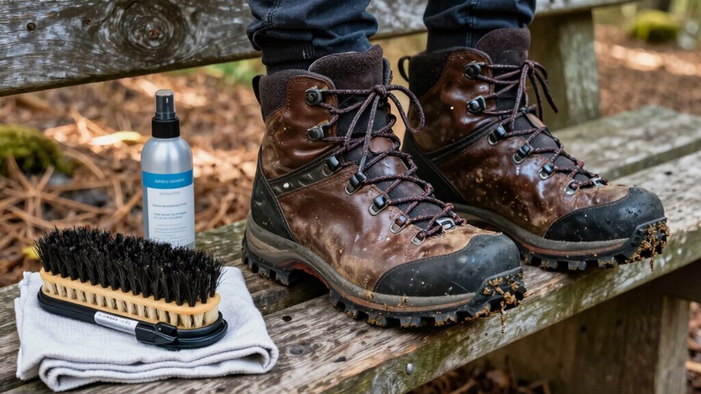 clean dry condition boots