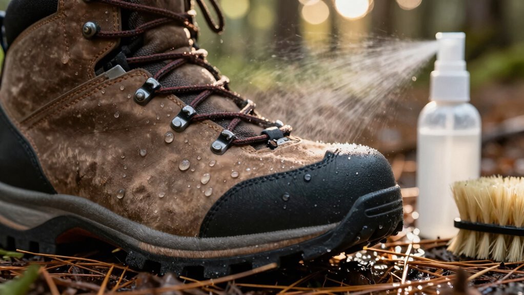 clean dry reapply waterproofing