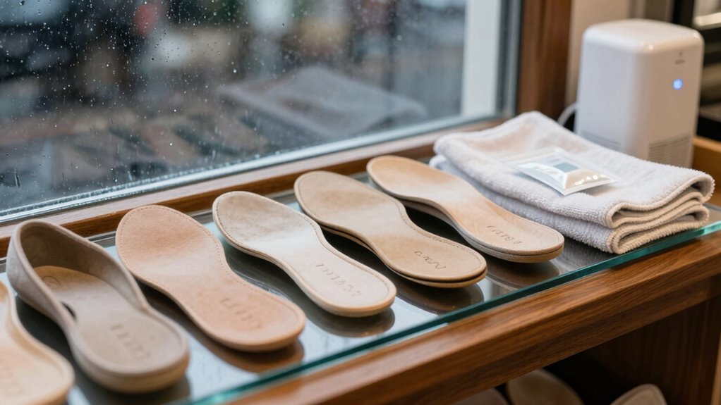 clean dry store insoles