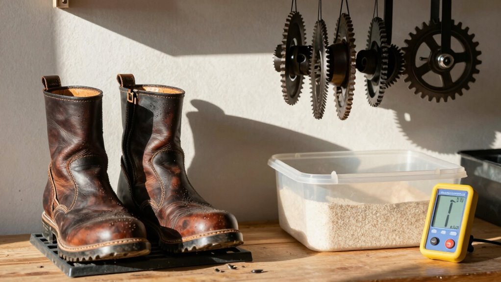 clean reproof test boots