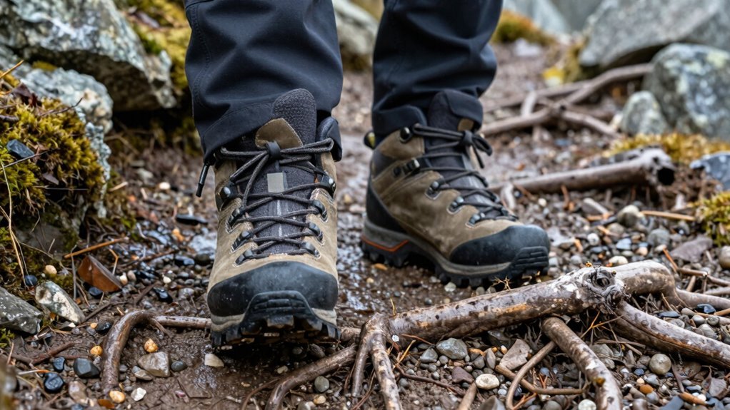 diverse hiking terrain surfaces