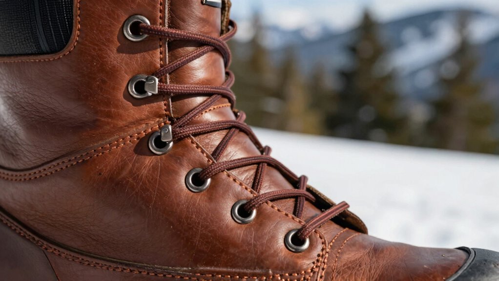 downhill boot lacing comfort