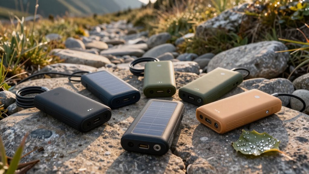 five hiking power banks