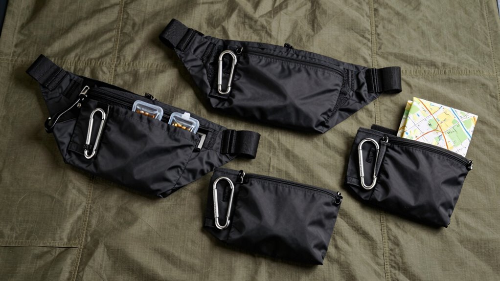 five hip belt pockets
