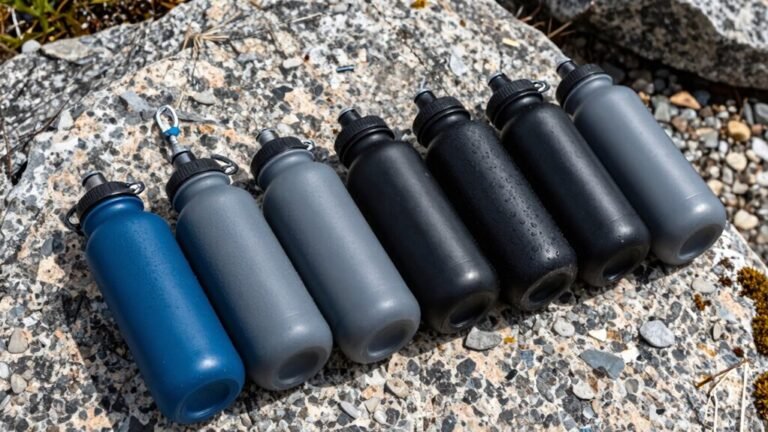 five lightweight hiking bottles