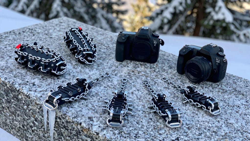 five microspikes for winter