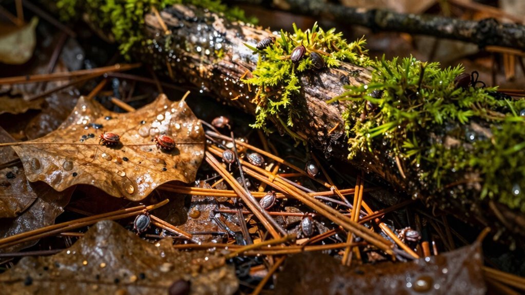 forested edges leaf litter