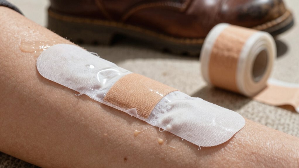 friction induced blister with cushion