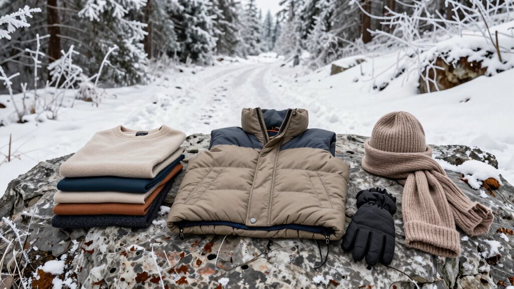 heat trapping layers adjustable protection