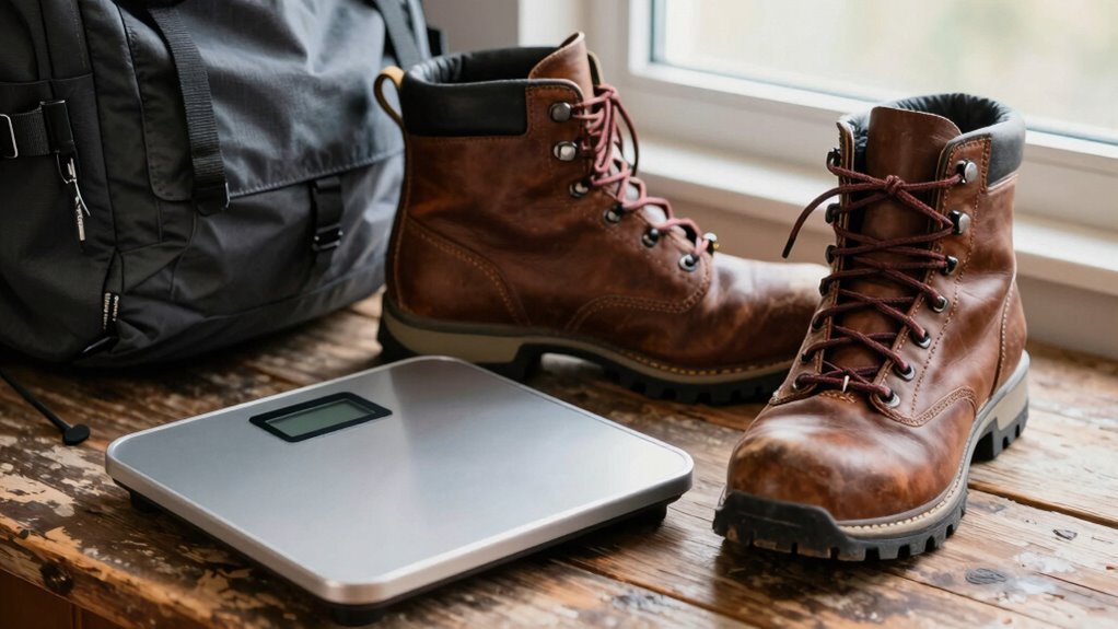 heavier boots increase fatigue