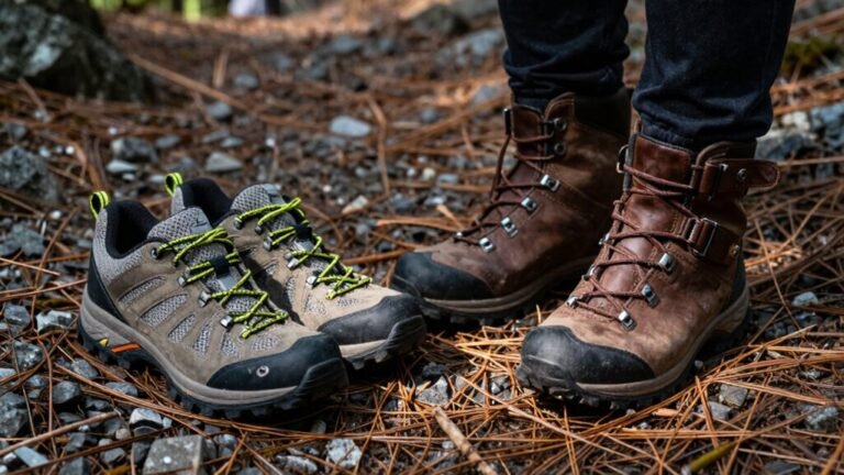 hiking shoes vs boots