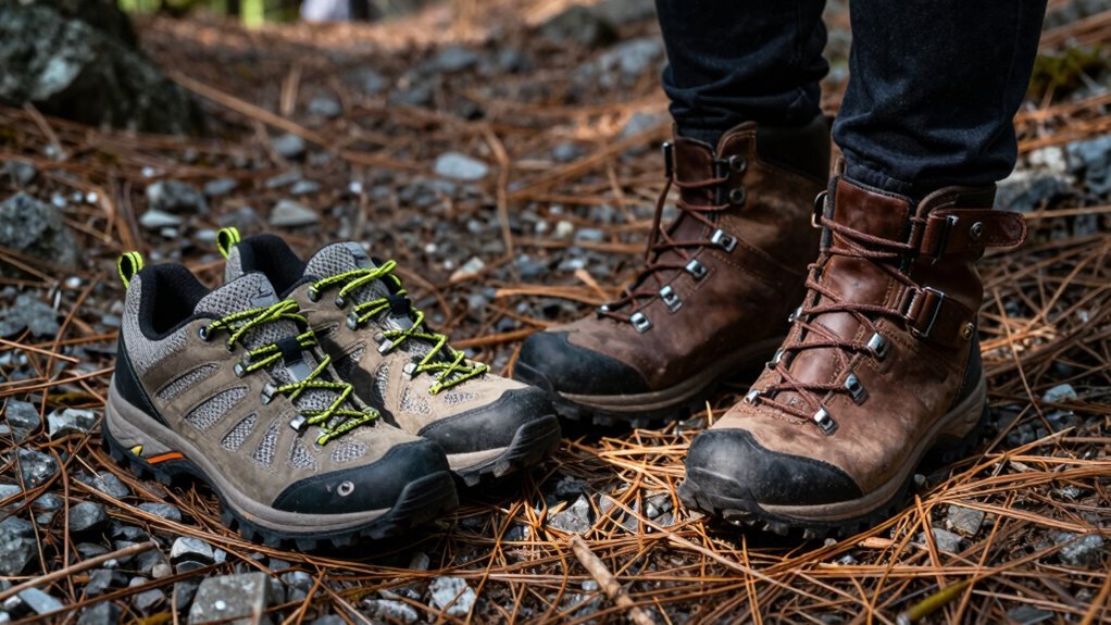 hiking shoes vs boots