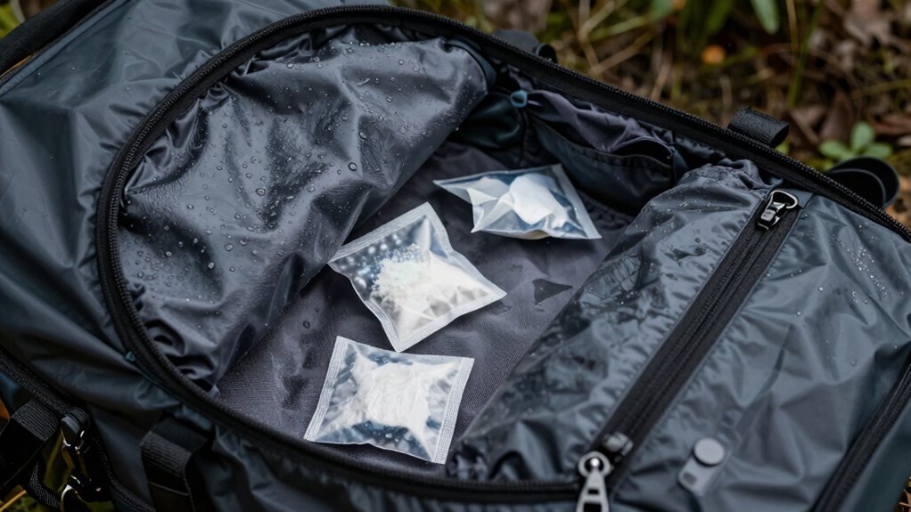 inside pack condensation and moisture