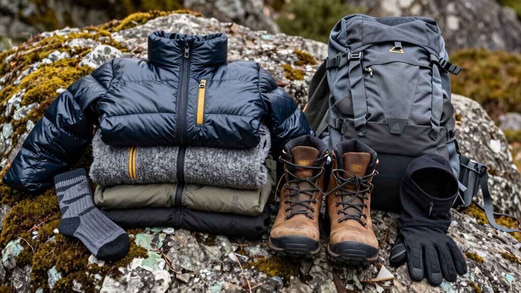 insulating layers trap heat