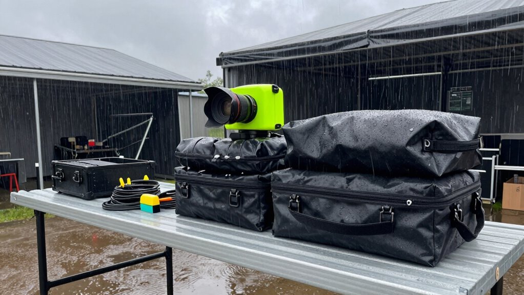 keep gear dry outdoors