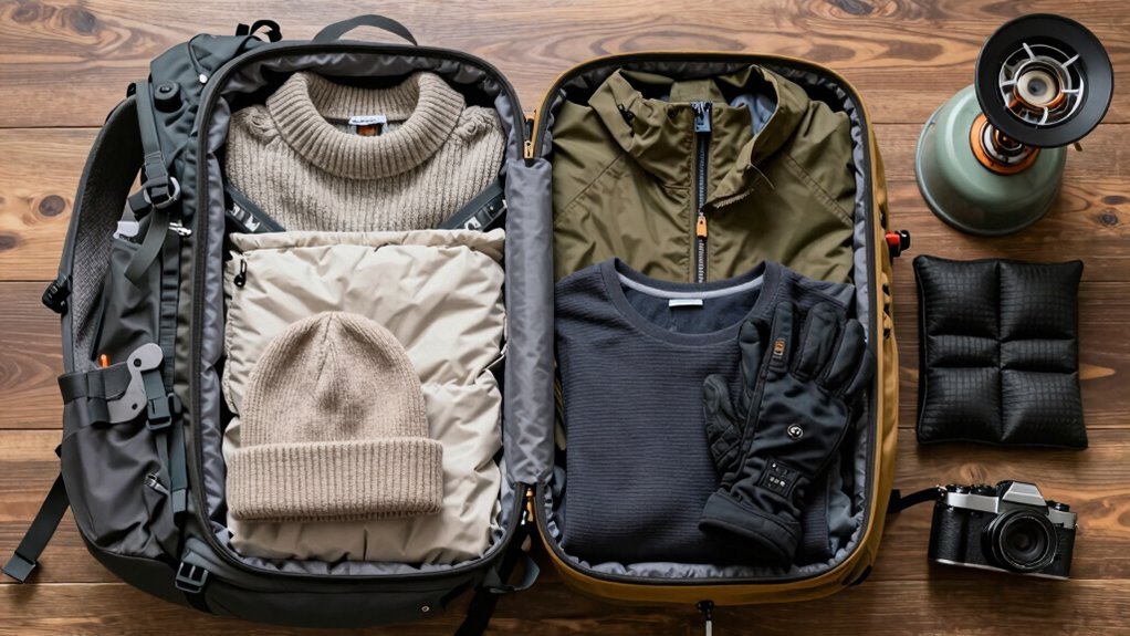 layered moisture wicking weather protection