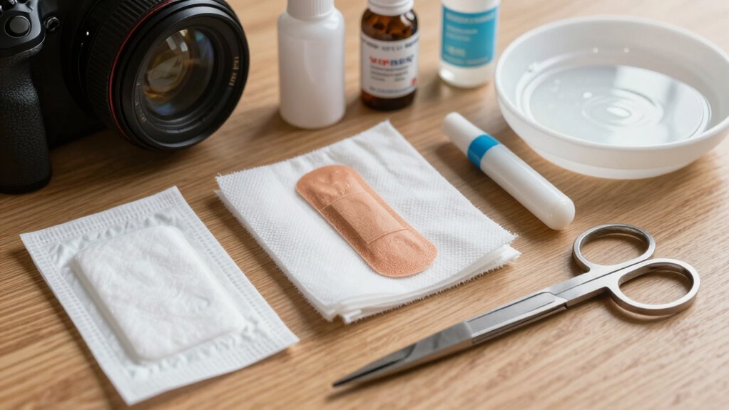 leave skin flap bandage