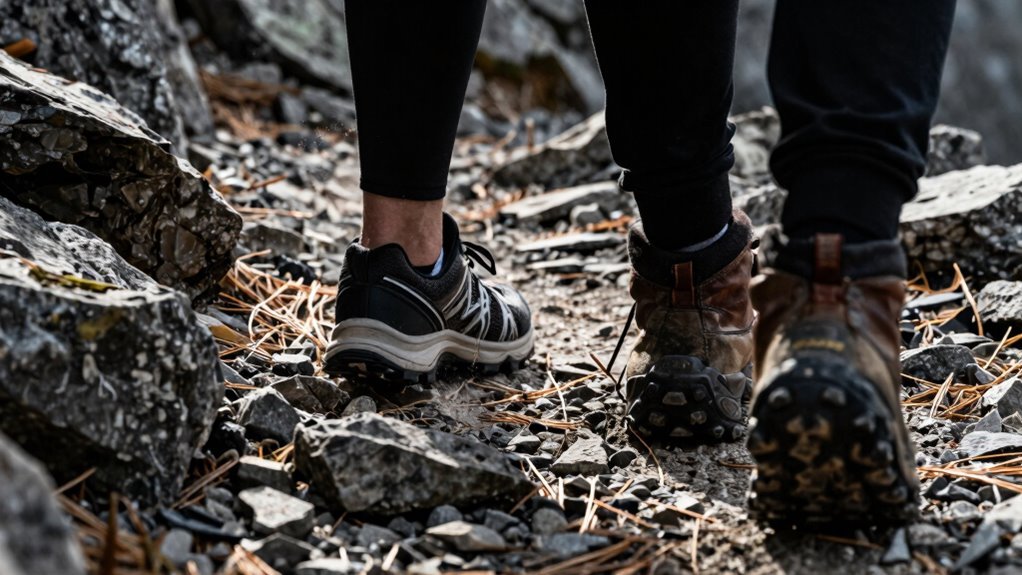 lightweight runners heavy boots