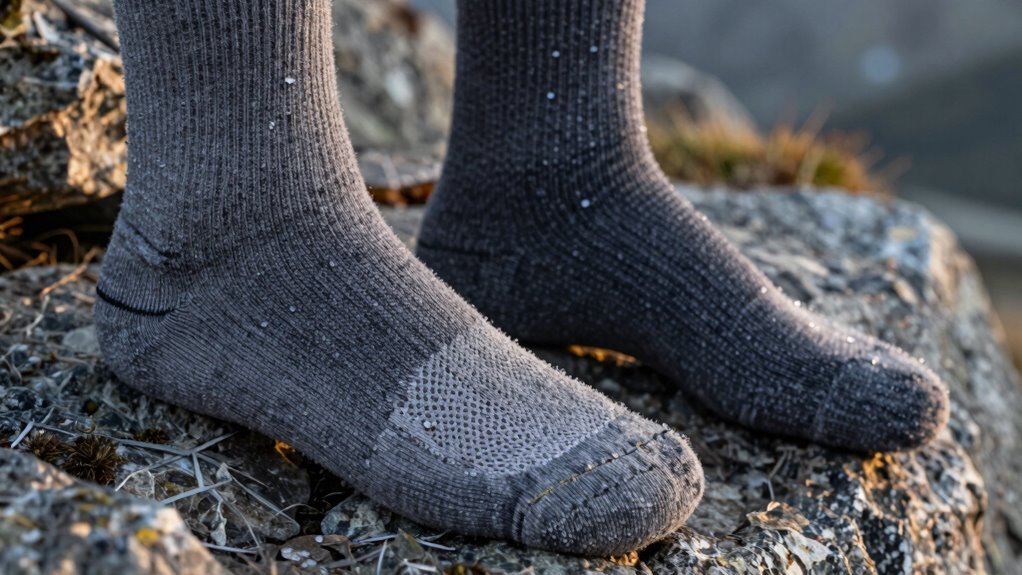moisture wicking feet stay dry