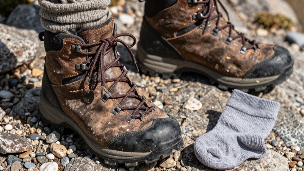 moisture wicking properly fitting socks