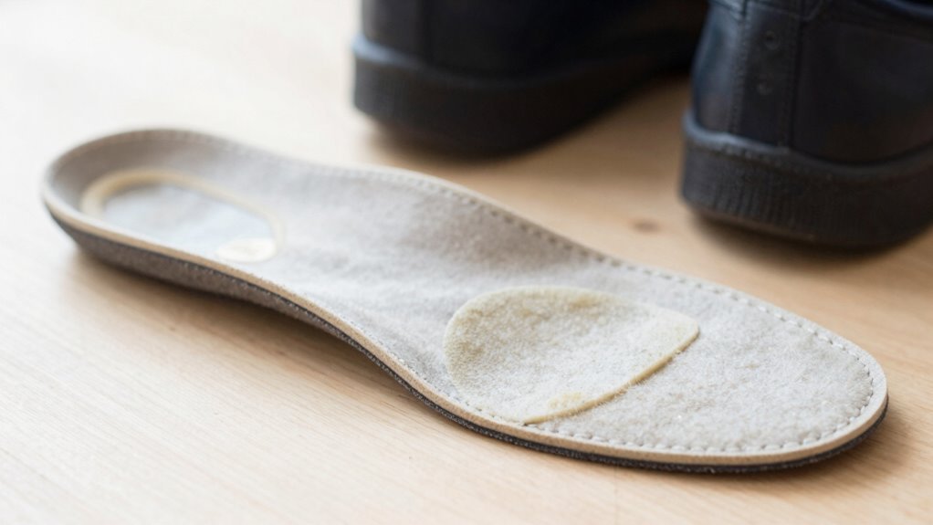 one insole per shoe