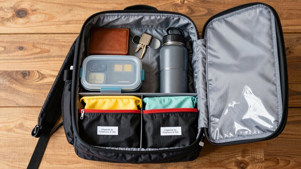 organize by most used items