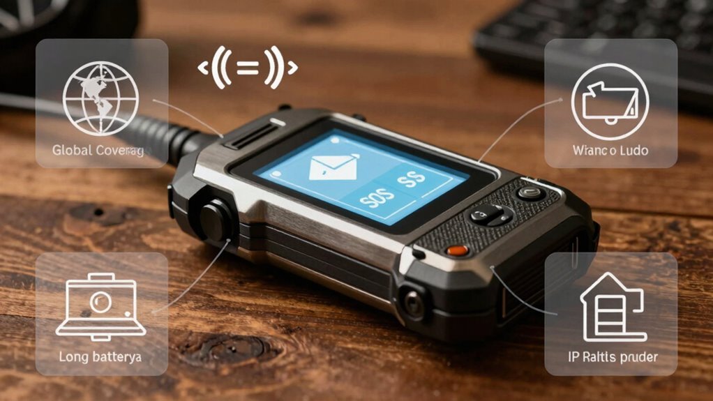 pocket sized rugged satellite communicator