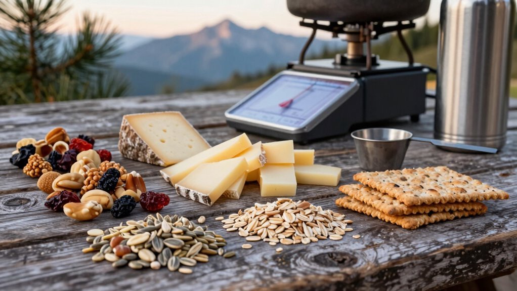 pre portioned calorie dense hiking nutrition