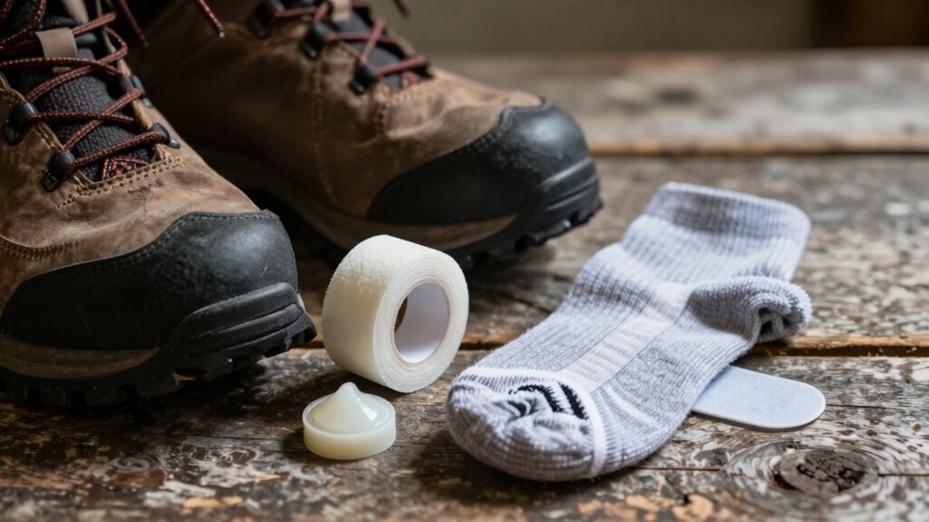 proper footwear socks tape