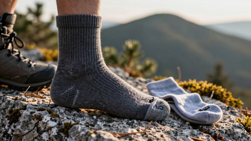 regular socks short hikes
