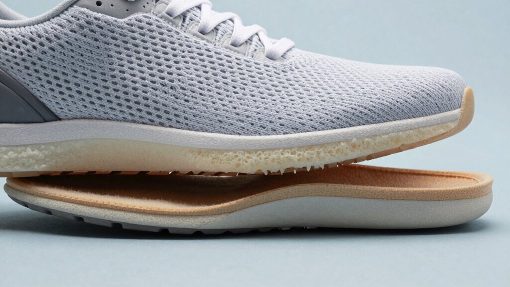 removable cushioned arch support insoles