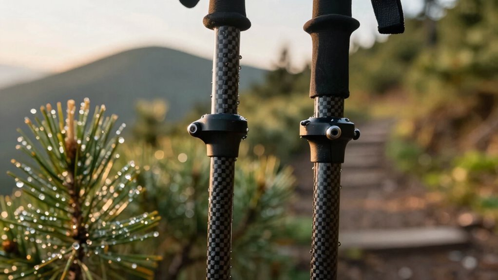 rigid poles with lockouts