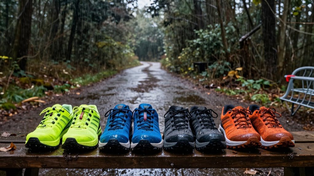 rotate shoes during rain