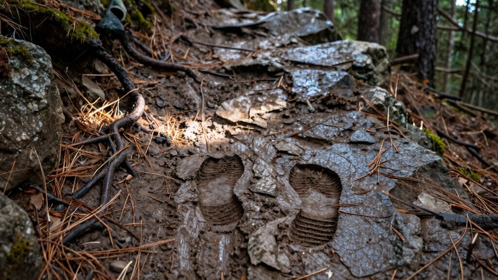 short quick steps downhill