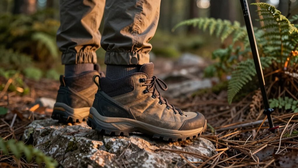 snug supportive hiking boots