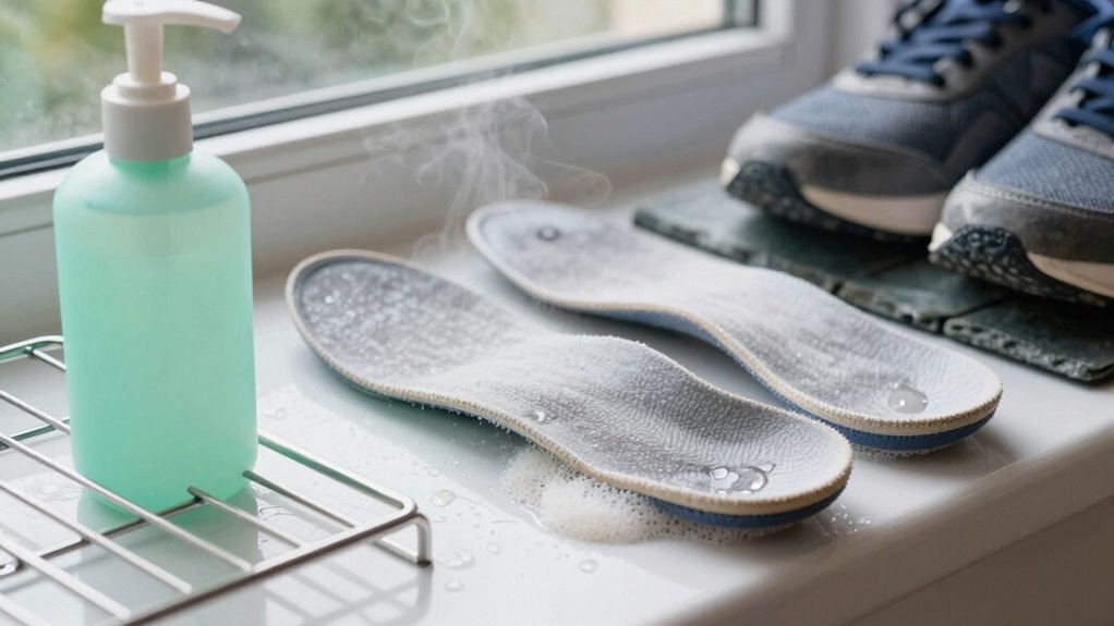 soaks scrubs sanitizes insoles