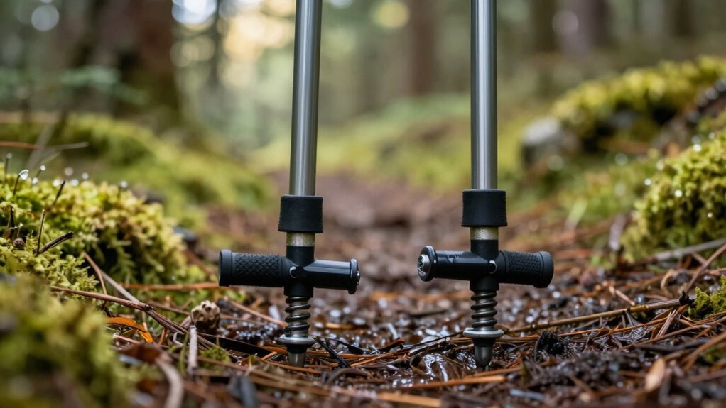 spring loaded pole shock absorber