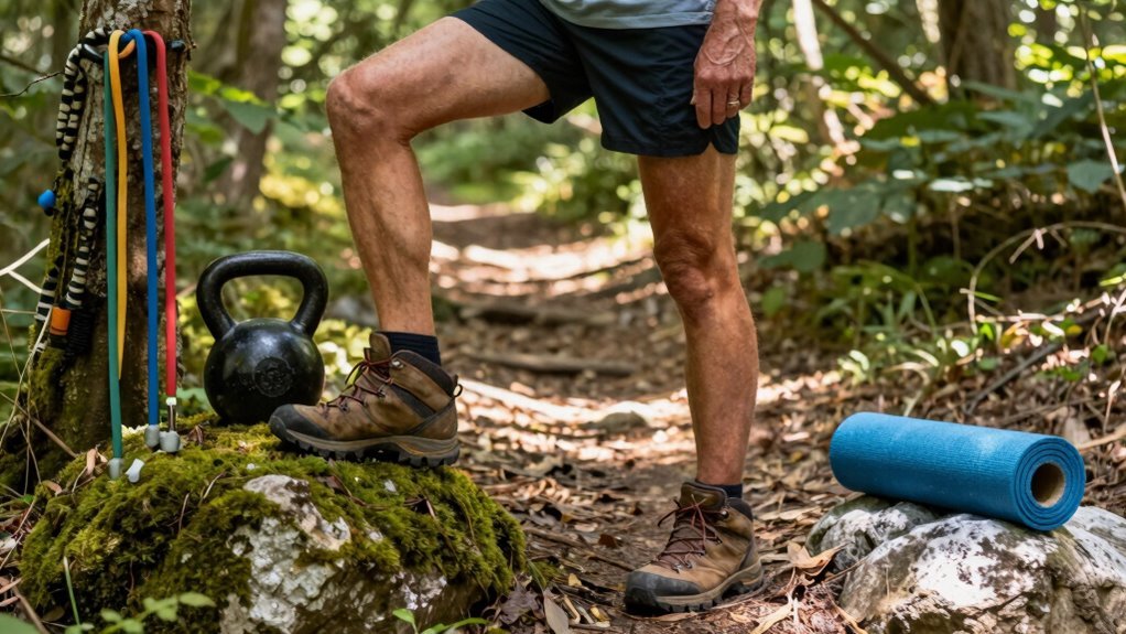 strengthen glutes stabilize trails