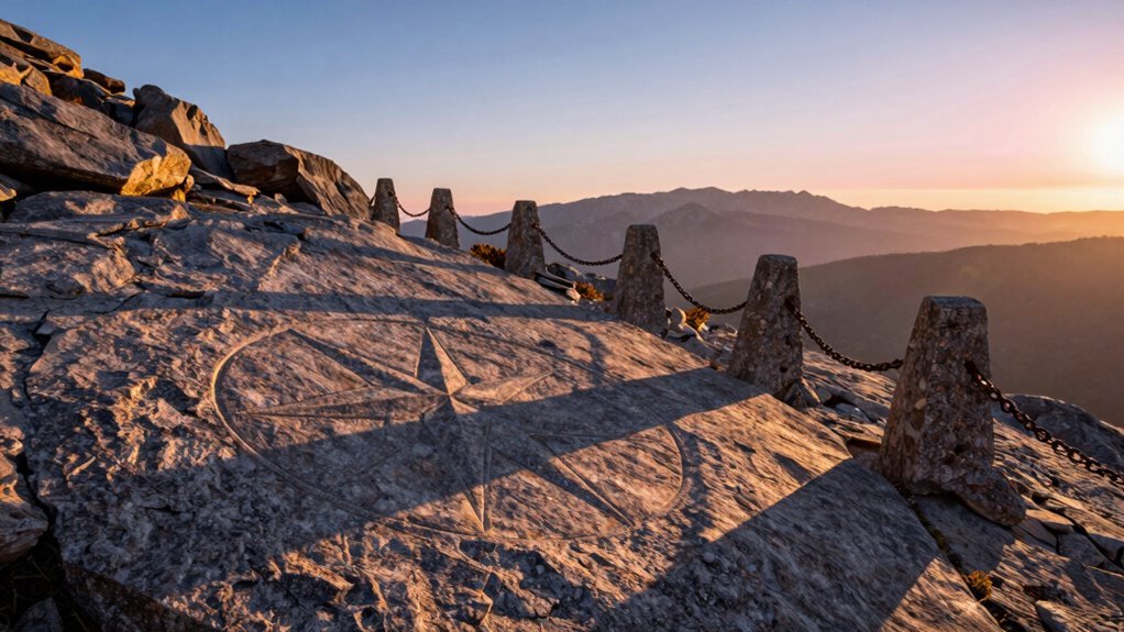 sun compass guides navigation