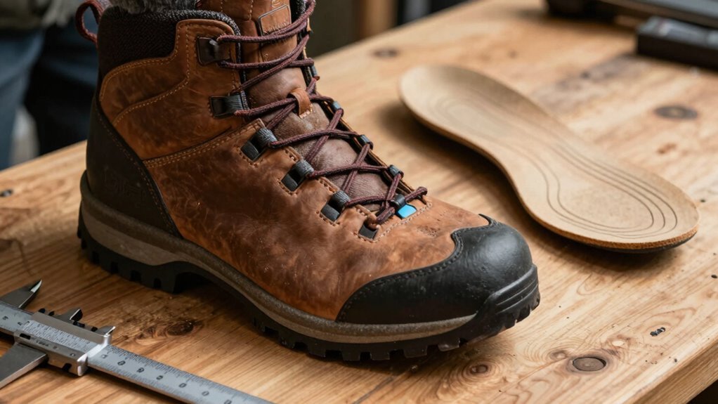 thumb width toe space snug